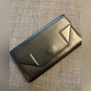 Saint Laurent long black wallet